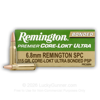Image 1 of Remington Ammo from Remington Image 1 of Remington 6.8 Remington SPC Ammo