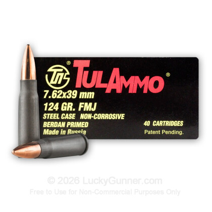 Image 1 of Tula Cartridge Works 7.62X39 Ammo