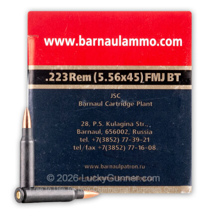 Image 2 of 223 Ammo from Barnaul Image 2 of Barnaul .223 Remington Ammo