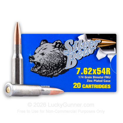 Image 2 of Silver Bear 7.62x54r Ammo