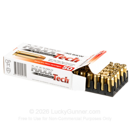 Image 3 of Shop by Popular Brand from MaxxTech Image 3 of MaxxTech .40 S&W (Smith & Wesson) Ammo