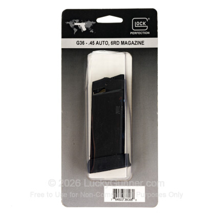 Large image of Factory Glock 45 ACP G36 6 Round Generation For Sale - 6 Rounds