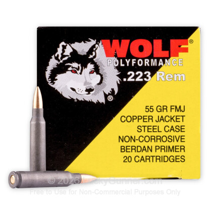 Image 2 of Wolf .223 Remington Ammo