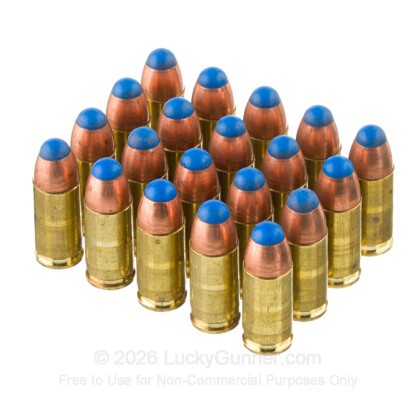 Large image of Premium 9mm Ammo For Sale - 80 Grain Pre-Fragmented HP Ammunition in Stock by Glaser Safety Slug - 20 Rounds