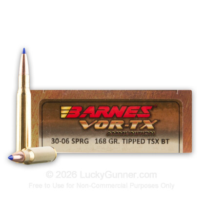 Image 1 of Barnes Ammo from Barnes Image 1 of Barnes .30-06 Ammo