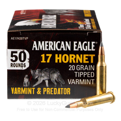 Image 2 of 17 Hornet Ammo from Federal Image 2 of Federal .17 Hornet Ammo