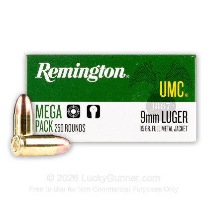 Image 2 of Remington 9mm Luger (9x19) Ammo