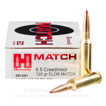 Image 1 of Hornady 6.5mm Creedmoor Ammo