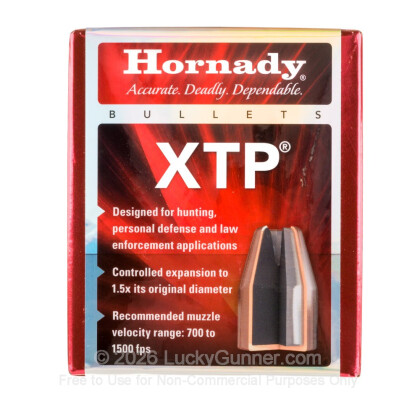 Large image of Bulk 45 Colt Bullets For Sale - 250 Grain XTP JHP Bullets in Stock by Hornady - 100