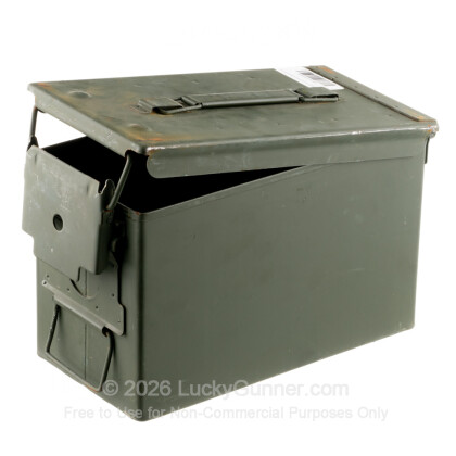 Large image of 9mm Green Used Mil-Spec Ammo Cans For Sale