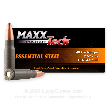 Image 2 of MaxxTech 7.62X39 Ammo