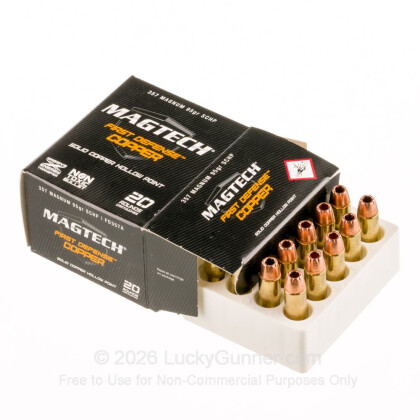Large image of 357 Mag Ammo For Sale - 95 gr SCHP - Magtech First Defense Ammunition In Stock - 20 Rounds
