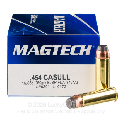 Image 2 of Magtech 454 Casull Ammo