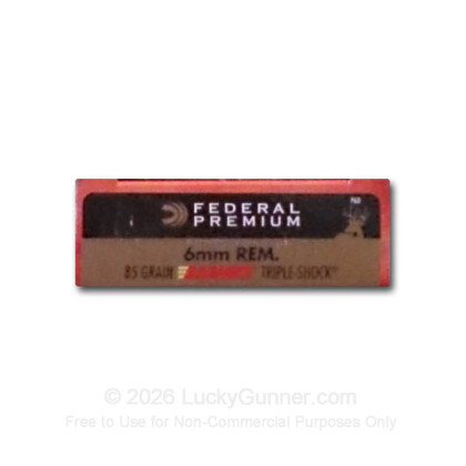 Image 1 of Federal 6mm Remington Ammo