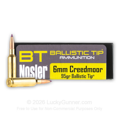 Image 1 of Nosler Ammunition 6mm Creedmoor Ammo