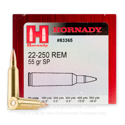Image 1 of Hornady .22-250 Remington Ammo