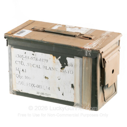 Large image of 50 Cal M2A1 Green Used Mil-Spec Ammo Cans For Sale