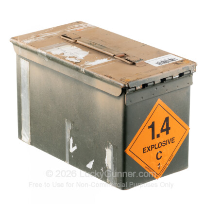 Large image of 50 Cal M2A1 Green Used Mil-Spec Ammo Cans For Sale