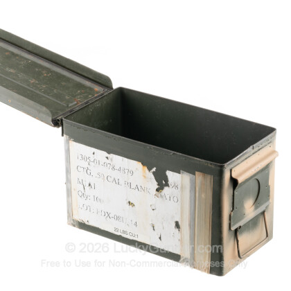Large image of 50 Cal M2A1 Green Used Mil-Spec Ammo Cans For Sale
