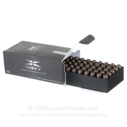 Large image of Premium 9mm Ammo For Sale - 65 Grain Frangible Ammunition in Stock by NovX Cross Trainer/Competition - 51 Rounds