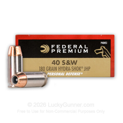 Image 1 of Federal .40 S&W (Smith & Wesson) Ammo