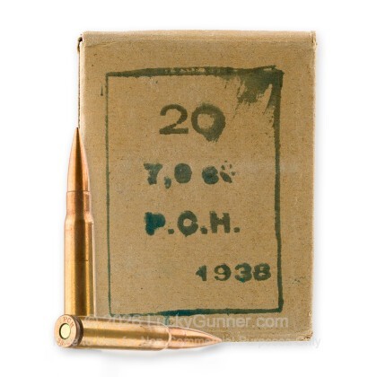 Image 1 of Military Surplus 8mm Mauser (8x57mm JS) Ammo