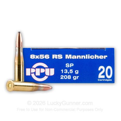 Image 1 of Prvi Partizan 8x56 RS Mannlicher Ammo