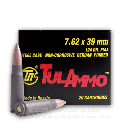 Image 1 of Tula Cartridge Works 7.62X39 Ammo
