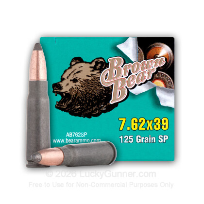 Image 2 of Brown Bear 7.62X39 Ammo