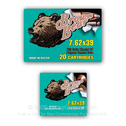 Image 6 of Brown Bear 7.62X39 Ammo