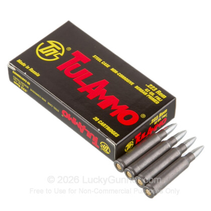 Image 3 of Tula Cartridge Works .223 Remington Ammo