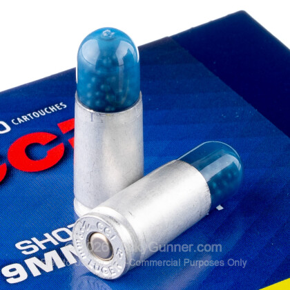 Large image of Cheap 9mm shotshell ammo - #12 Shot - CCI for sale online - 10 Rounds