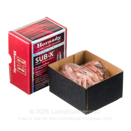 Large image of 300 BLK (.308") Bullets for Sale - Hdy 190gr Sub-X - 100pcs