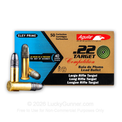 Image 2 of 22 LR Ammo from Aguila Image 2 of Aguila .22 Long Rifle (LR) Ammo