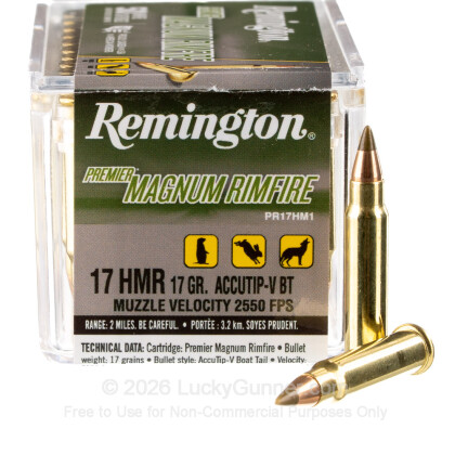 Image 2 of Remington .17 HMR Ammo