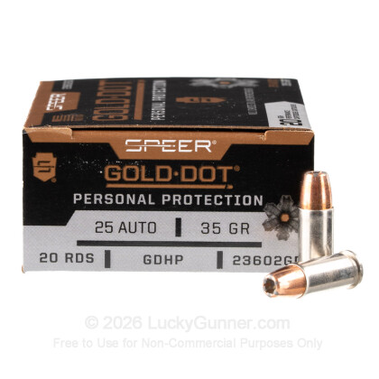 Image 1 of Speer .25 Auto (ACP) Ammo