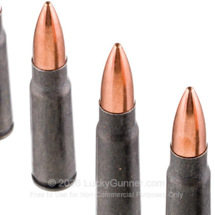 Large image of Cheap 7.62x39 Ammo For Sale - 122 Grain FMJ Ammunition in Stock by Red Army Standard - 20 Rounds