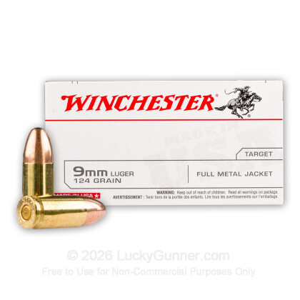 Image 2 of Winchester 9mm Luger (9x19) Ammo