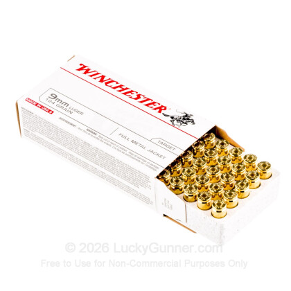 Image 3 of Winchester 9mm Luger (9x19) Ammo