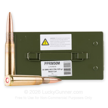 Image 2 of Shop by Popular Brand from Prvi Partizan Image 2 of Prvi Partizan .50 BMG Ammo