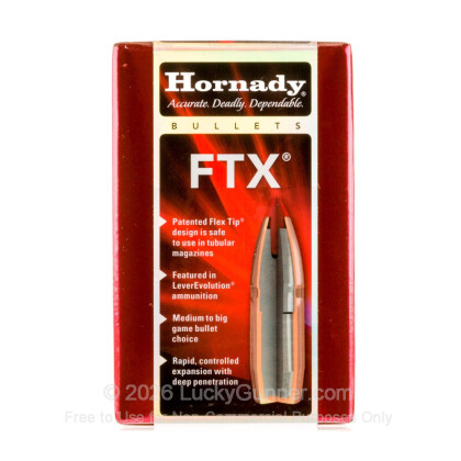 Large image of Premium .308 Bullets For Sale - 135 Grain FTX Bullets in Stock by Hornady - 100