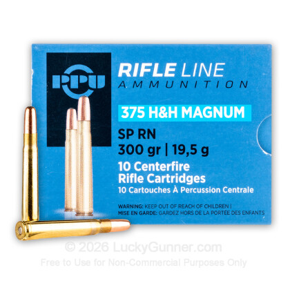 Image 1 of Prvi Partizan .375 H&H Magnum Ammo