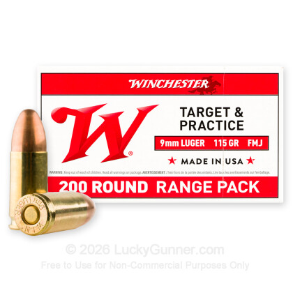 Image 2 of Winchester 9mm Luger (9x19) Ammo