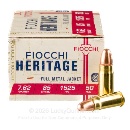 Image 2 of Fiocchi 7.62mm Tokarev Ammo