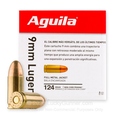Image 2 of Aguila 9mm Luger (9x19) Ammo