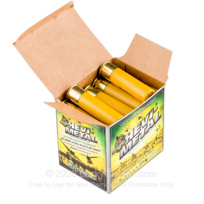 Large image of Premium 20 Gauge Ammo For Sale - 3” 1 oz. #4 Shot Ammunition in Stock by Hevi-Shot - 25 Rounds 