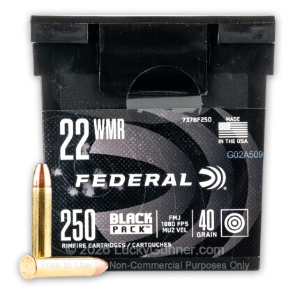 Image 2 of Federal Ammo from Federal Image 2 of Federal .22 Magnum (WMR) Ammo