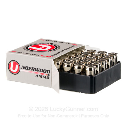 Large image of Premium 45 ACP +P Ammo For Sale - 230 Grain JHP Ammunition in Stock by Underwood - 20 Rounds