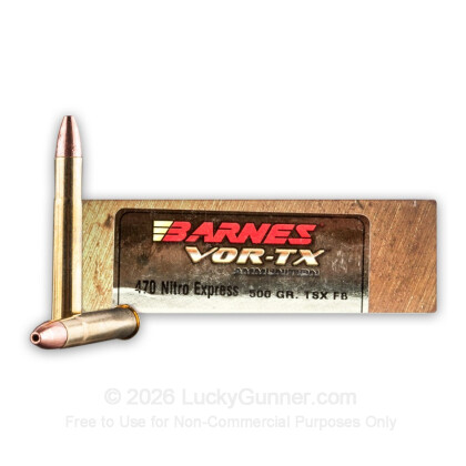 Image 1 of Barnes 470 NE Ammo