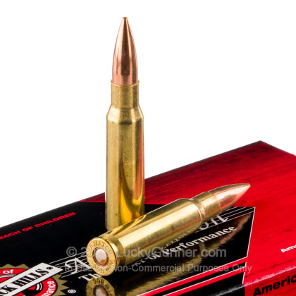 Large image of Premium 308 Win Ammo For Sale - 175 Grain Hollow Point Boat-Tail Ammunition in Stock by Black Hills Match - 20 Rounds